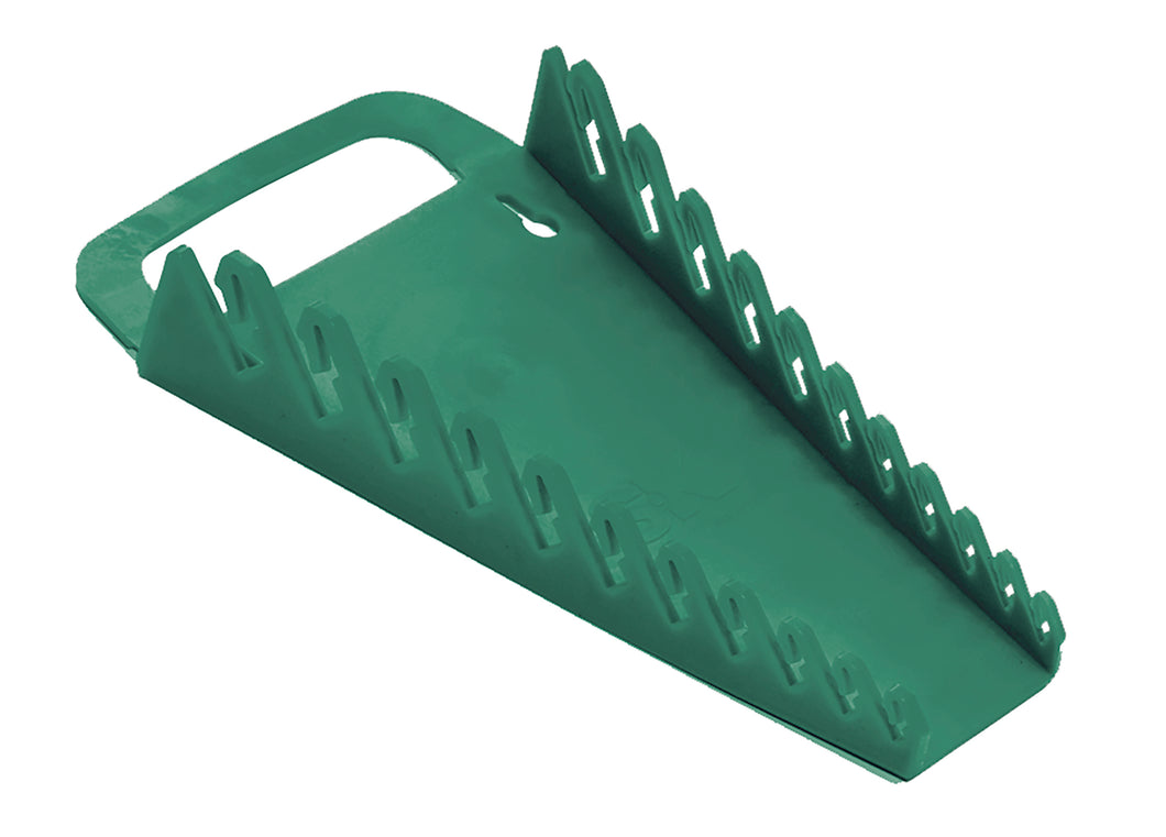 1074 SK Tools Green Plastic Wrench Rack for 15 Tools