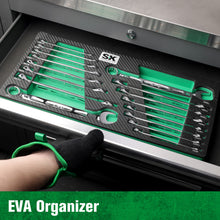 Load image into Gallery viewer, 16 Piece, 12 Point, SAE & Metric Chrome Combination Wrench Set