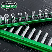 Load image into Gallery viewer, 1/4" Drive, 11 Piece, 6 Point, SAE, Standard Chrome Socket Set