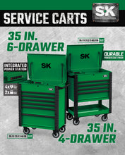 Load image into Gallery viewer, 35 in. 4-Drawer Tool Cart - Free Shipping!