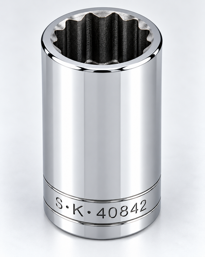 1-5/16" 1/2" Drive 12 Point Fractional Deep Chrome Socket