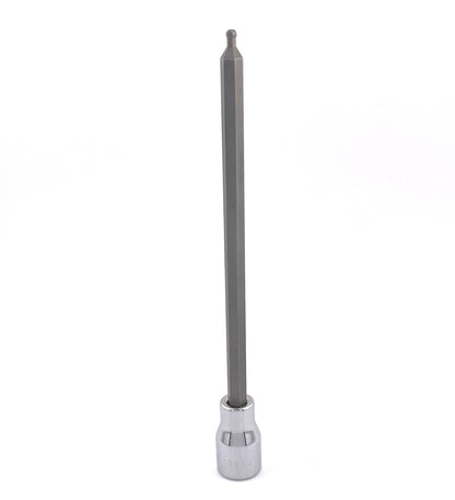 3 mm 3/8" Drive Long Ball Hex Chrome Bit Socket