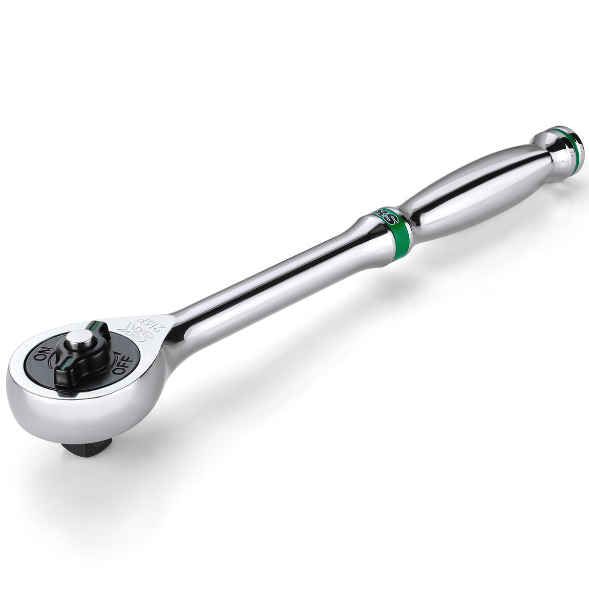 SK01005 - 1/2" Drive, 216-Position Reversible Chrome Ratchet, 11.2" Long