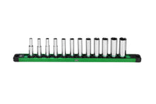 Load image into Gallery viewer, 1/4&quot; Drive, 12 Piece, 6 Point, Deep, Metric Chrome Socket Set
