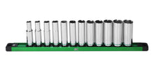 Load image into Gallery viewer, 3/8&quot; Drive, 12 Piece, 6 Point, Metric, Deep Chrome Socket Set
