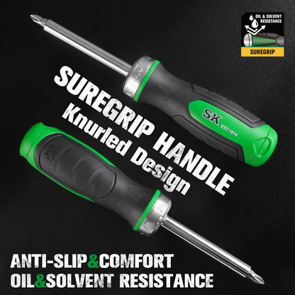 SK02017 - 7-in-1, 216-Position  Reversible Ratcheting Screwdriver View 6