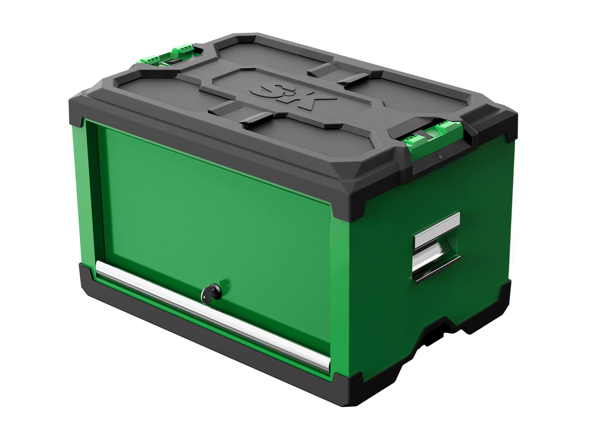 SK03104 - Modular Stackable Storage Tool Box, Lift-Up Sliding Door Steel Box