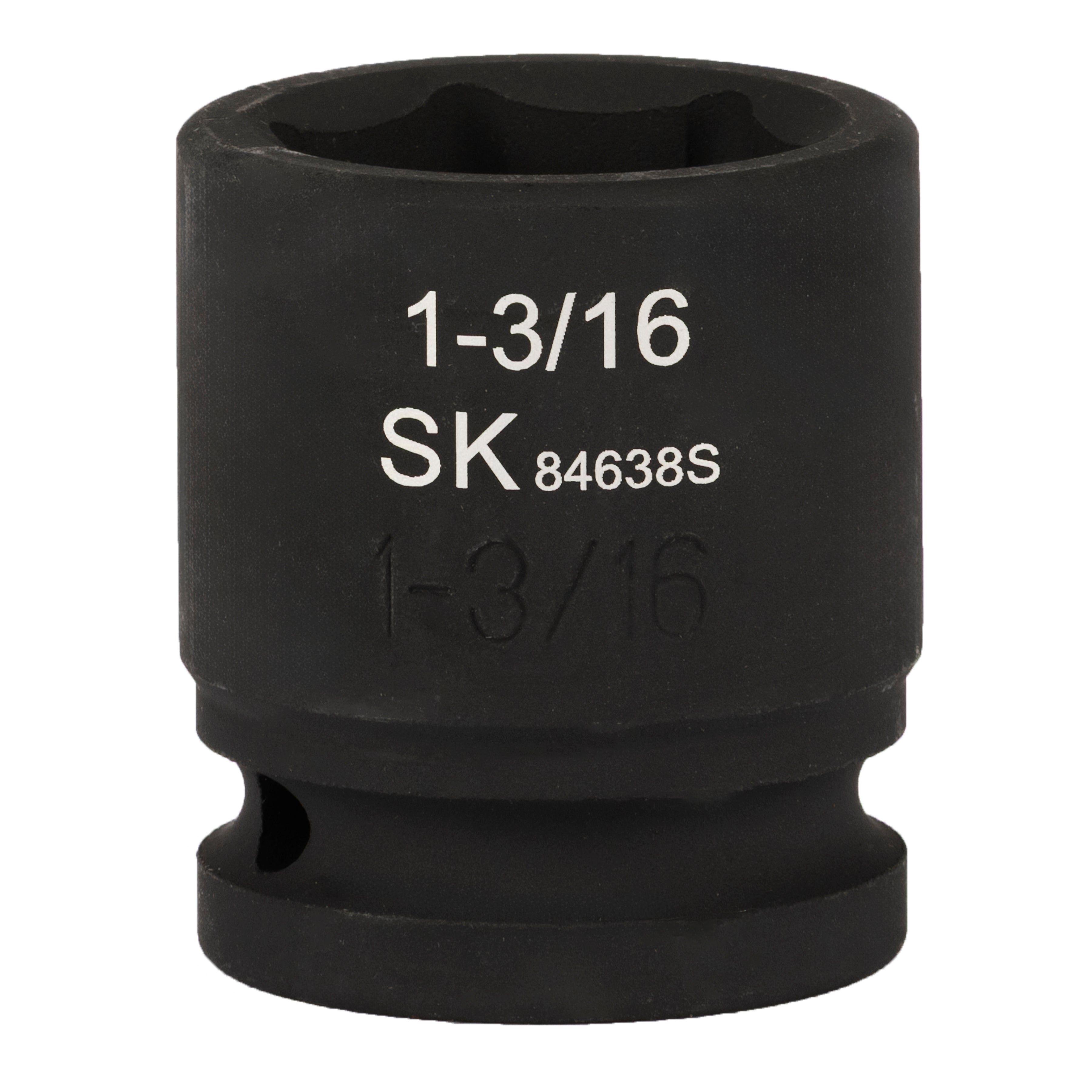 SK84638S - 3/4" Drive, 6 Point, Shallow, SAE Impact Socket, 1-3/16"