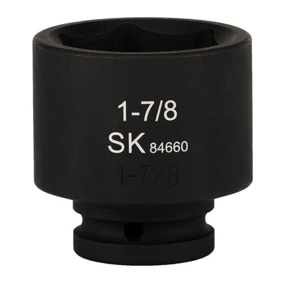 SK84660 - 3/4" Drive, 6 Point, Shallow, SAE Impact Socket, 1-7/8"