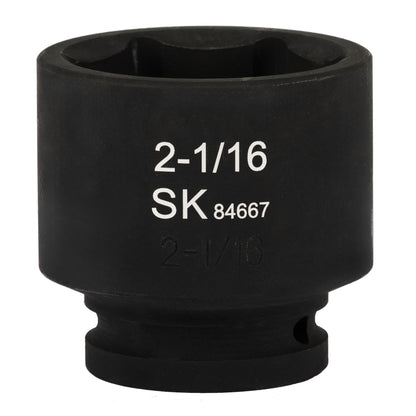 SK84667 - 3/4" Drive, 6 Point, Shallow, SAE Impact Socket, 2-1/16"