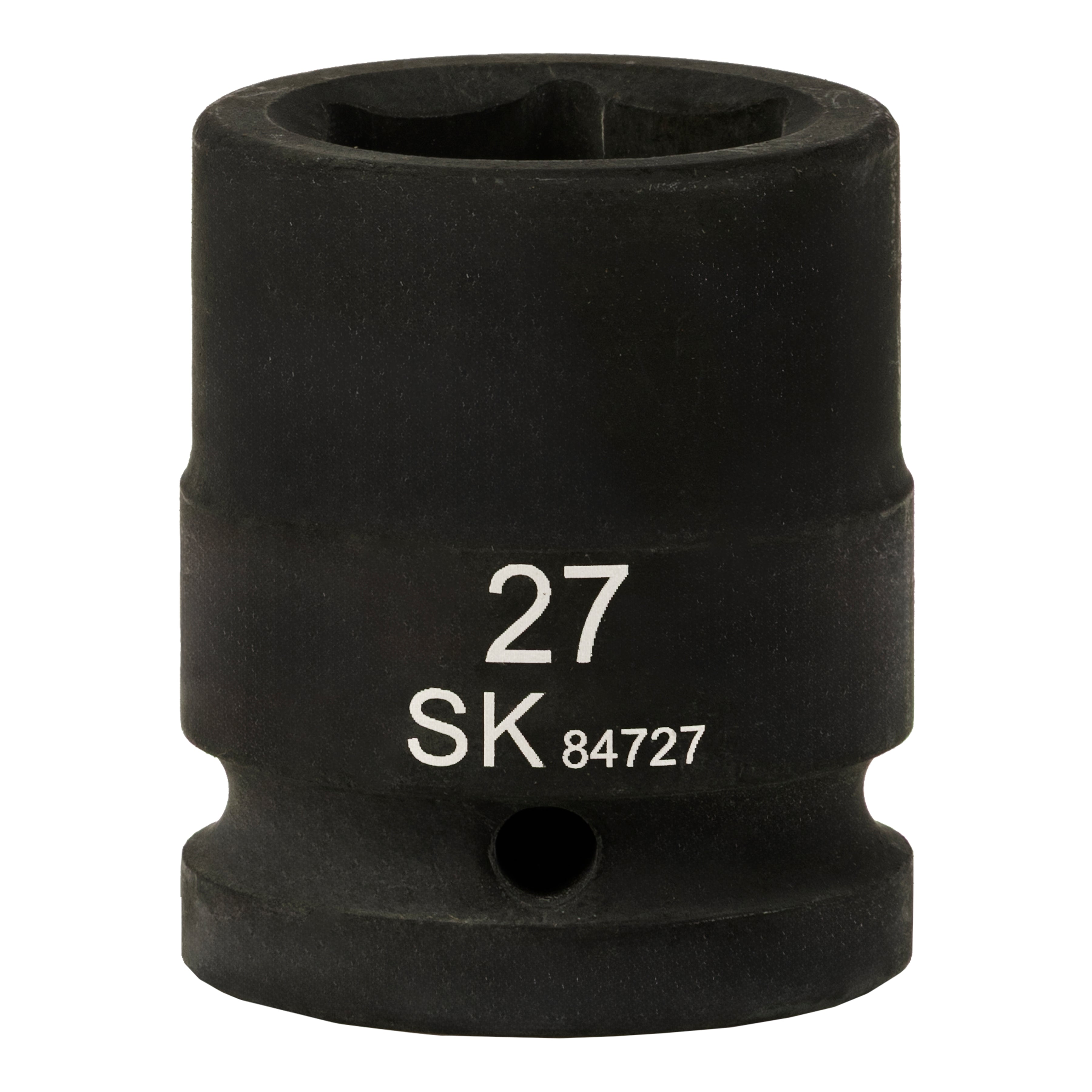SK84727 - 3/4" Drive, 6 Point, Shallow, Metric Impact Socket, 27mm