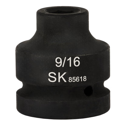 SK85618 - 1" Drive, 6 Point, Shallow SAE Impact Socket, 9/16"