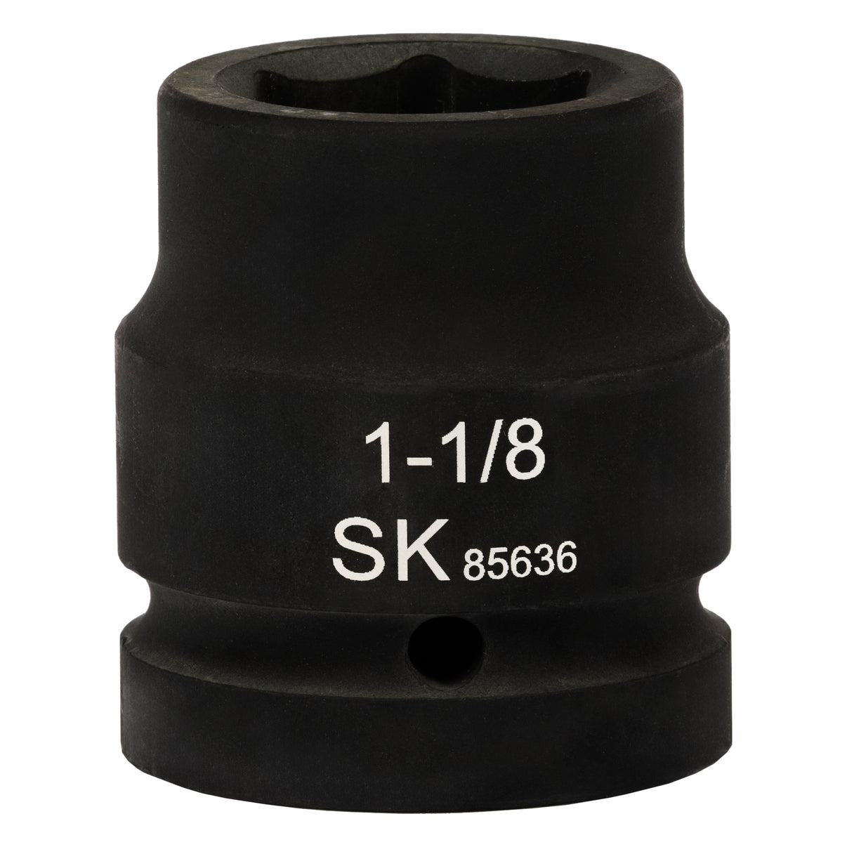 SK85636 - 1" Drive, 6 Point, Shallow SAE Impact Socket, 1-1/8"