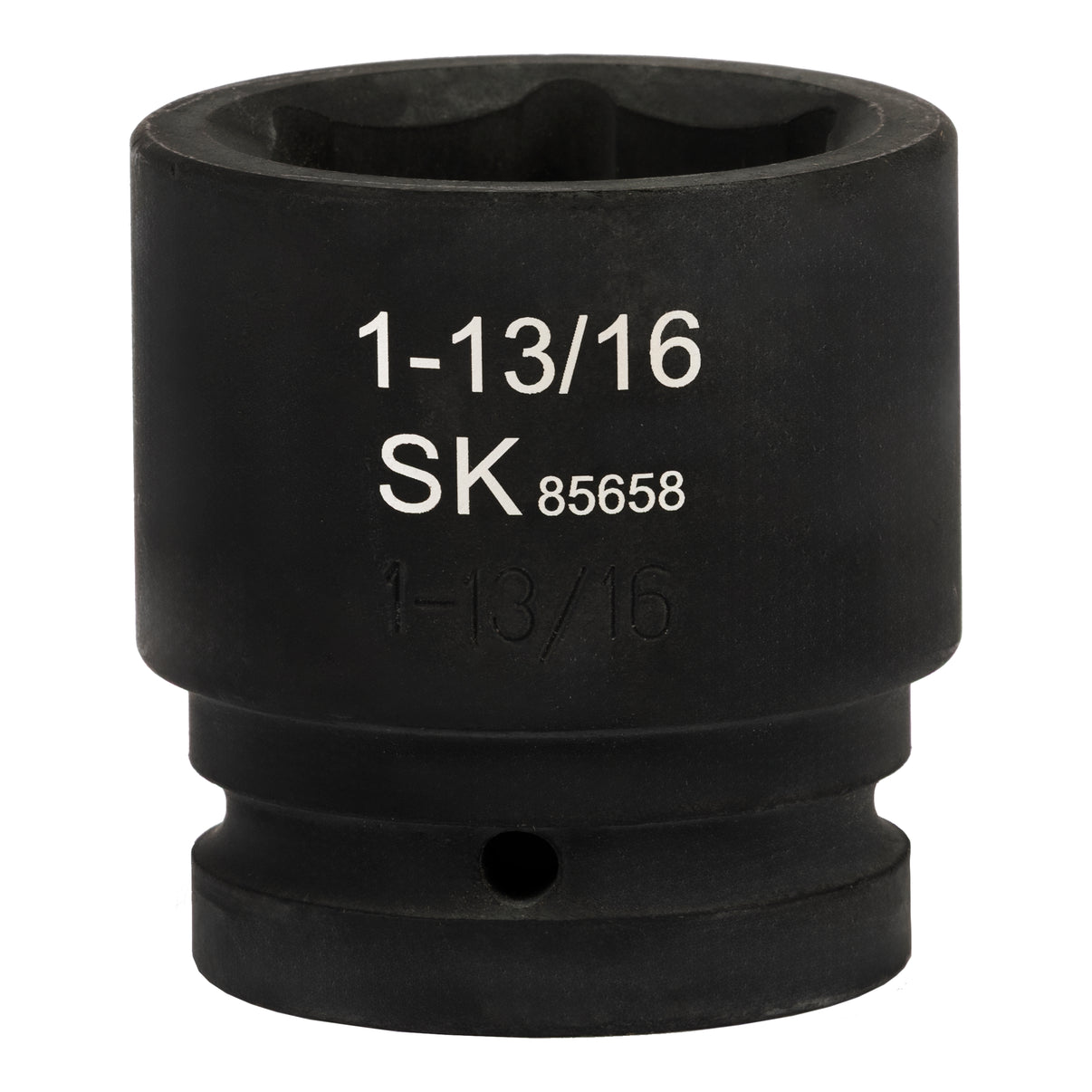 SK85658 - 1" Drive, 6 Point, Shallow SAE Impact Socket, 1-13/16"