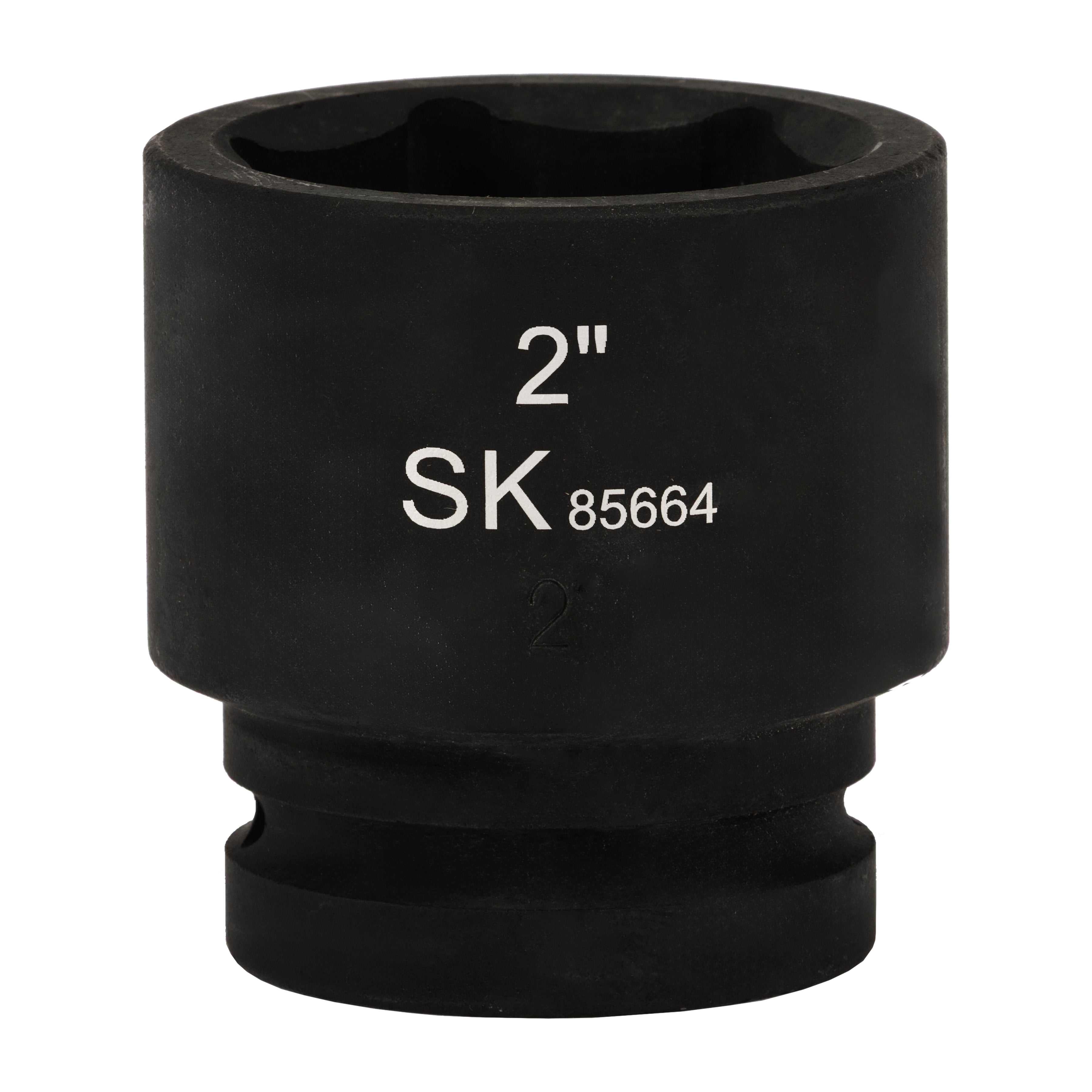 SK85664 - 1" Drive, 6 Point, Shallow SAE Impact Socket, 2"