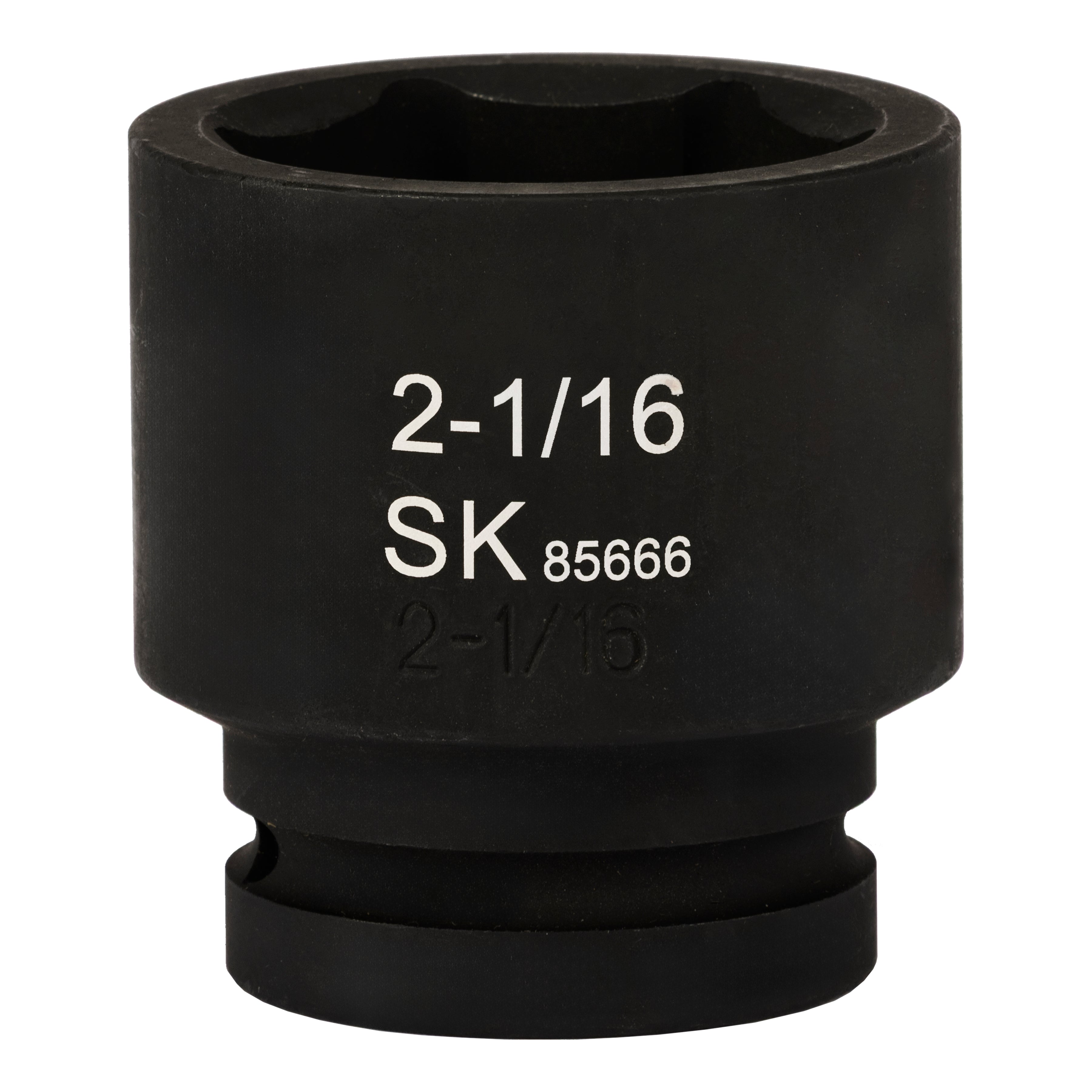 SK85666 - 1" Drive, 6 Point, Shallow SAE Impact Socket, 2-1/16"