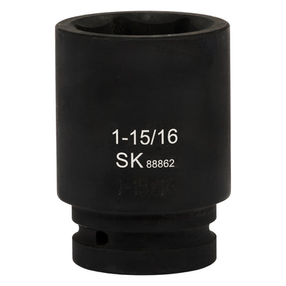 SK88862 - 1" Drive, 6 Point, Deep SAE Impact Socket, 1-15/16"