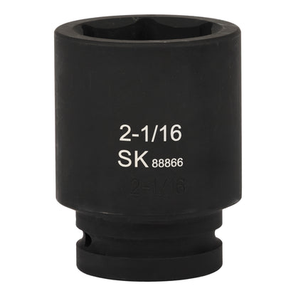 SK88866 - 1" Drive, 6 Point, Deep SAE Impact Socket, 2-1/16"