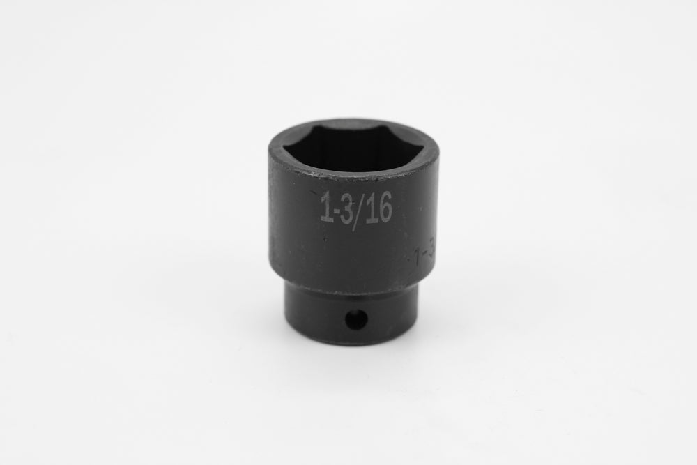 1-3/16" 1/2" Drive 6 Point Standard Fractional Impact Socket