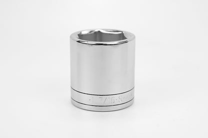 1-7/16" 1/2" Drive 6 Point Fractional Standard Chrome Socket