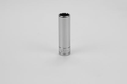 10 mm 1/4" Drive 12 Point Metric Deep Chrome Socket