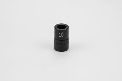 10 mm 3/8" Drive 6 Point Standard Metric Impact Socket
