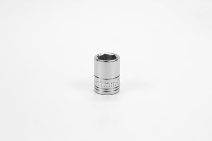 11 mm 1/4" Drive 6 Point Metric Standard Chrome Socket