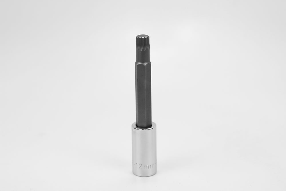 12 mm 1/2" Drive Triple Square Chrome Bit Socket