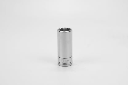 13 mm 3/8" Drive 6 Point Metric Deep Chome Socket