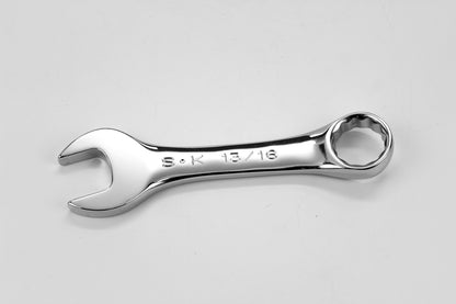13/16" 12 Point Fractional Short Combination Chrome Wrench