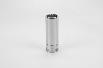 16 mm 3/8" Drive 12 Point Metric Deep Chrome Socket