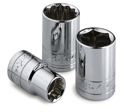 18 mm 3/8" Drive 6 Point Metric Standard Chrome Socket