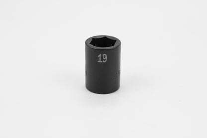 19 mm 1/2" Drive 6 Point Standard Metric Impact Socket