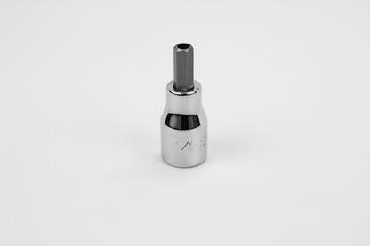 1/4" 3/8" Drive Tamper Proof Hex Chrome Bit Socket