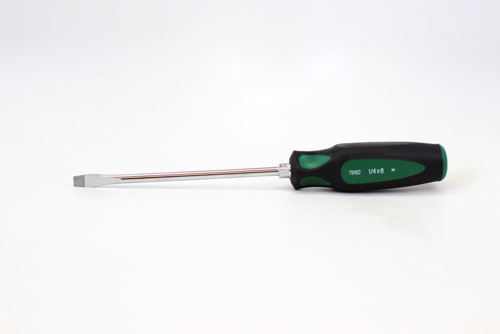 1/4" x 6" Keystone CushionGrip Slotted Screwdriver