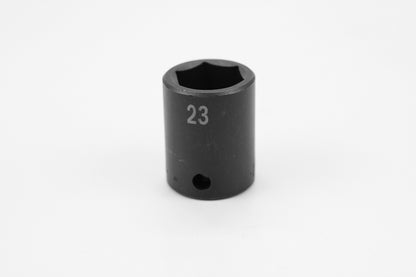 23 mm 1/2" Drive 6 Point Standard Metric Impact Socket