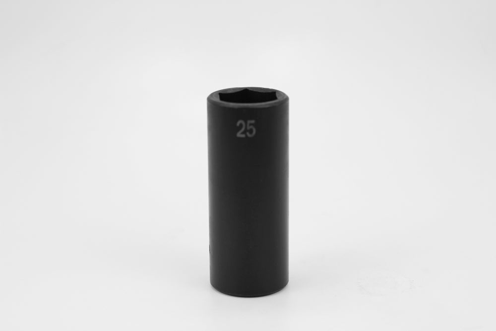 25 mm 1/2" Drive 6 Point Deep Metric Impact Socket