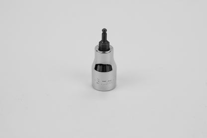 3 mm 3/8" Drive Hex Ball Chrome Bit Socket