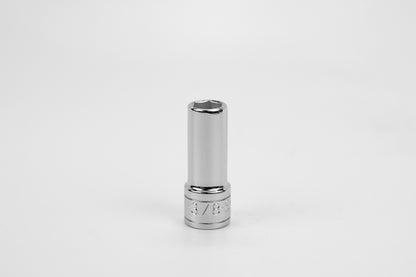 3/8" 3/8" Drive 6 Point Fractional Deep Chrome Socket