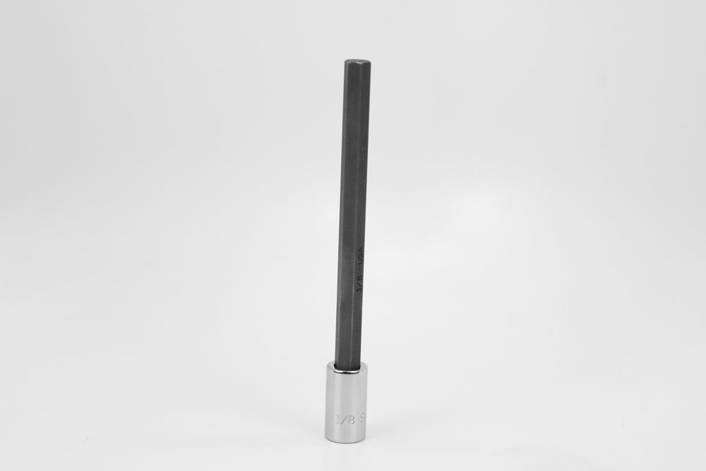 3/8" 3/8" Drive Long Hex Chrome Bit Socket