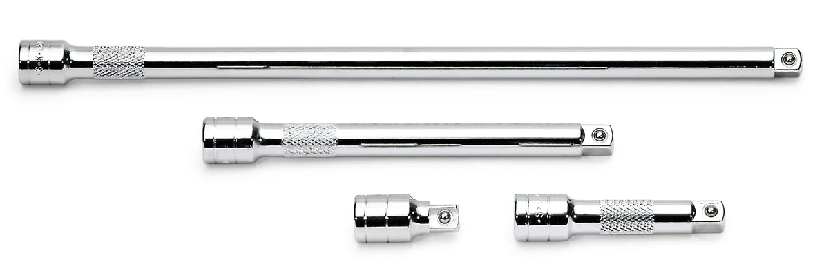 4 Piece 3/8" Drive Chrome Extension Set