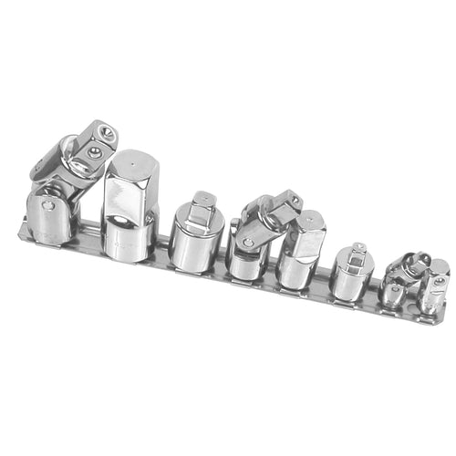 8 Piece Chrome Universal/Adapters Set