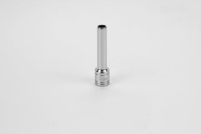 5 mm 1/4" Drive 12 Point Metric Deep Chrome Socket