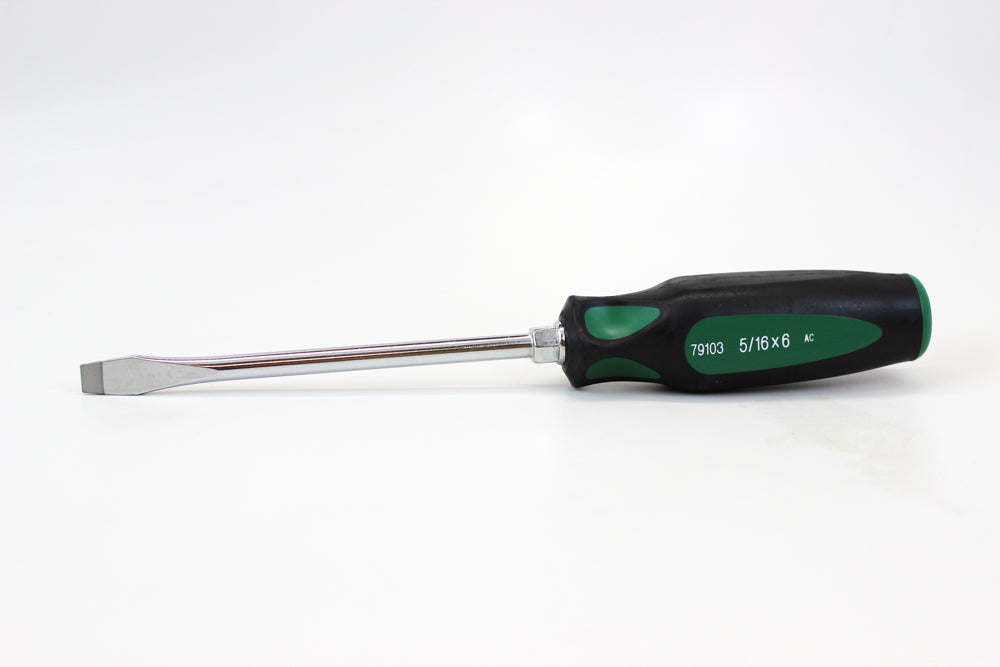 5/16" x 6" Keystone CushionGrip Slotted Screwdriver