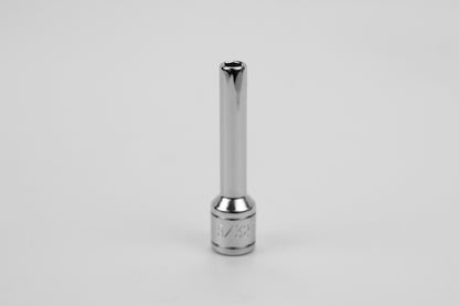5/32" 1/4" Drive 6 Point Fractional Deep Chrome Socket