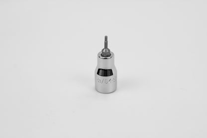 5/64"  3/8" Drive Hex Chrome Bit Socket