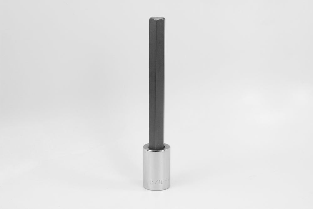 5/8" 1/2" Drive Long Hex Chrome Bit Socket
