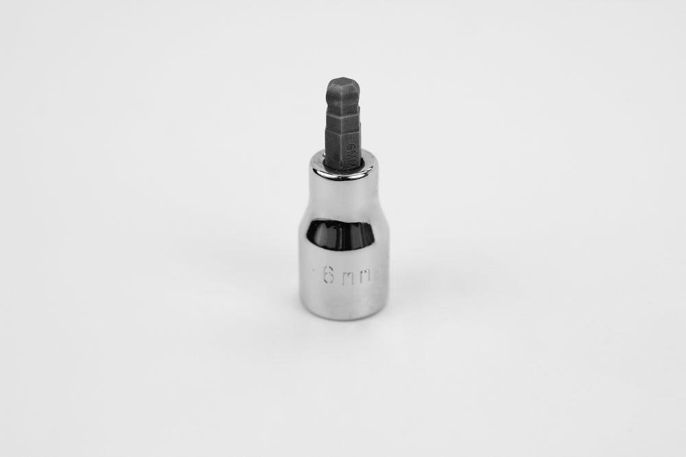 6 mm 3/8" Drive Hex Ball Chrome Bit Socket