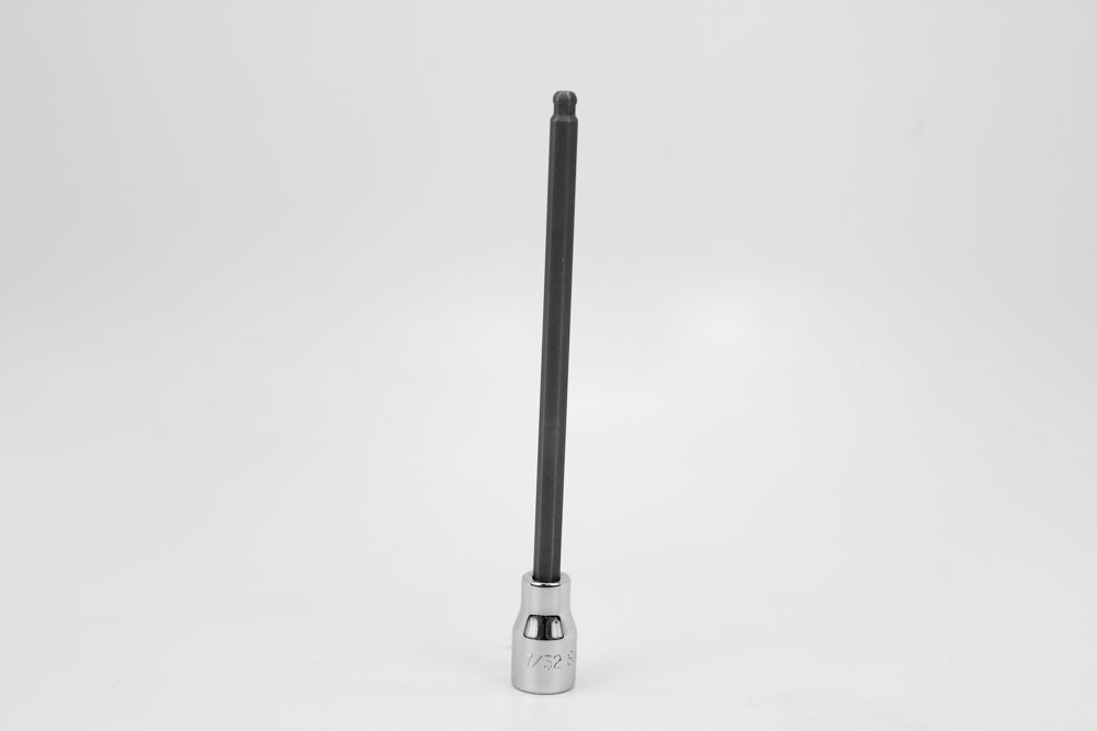 7/32" 3/8" Drive Long Ball Hex Chrome Bit Socket