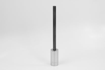 8 mm 1/2" Drive Long Hex Chrome Bit Socket